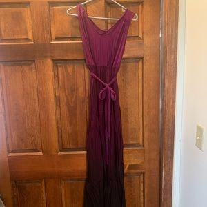 Liz Lange Maternity Dress Purple Ombré XS
